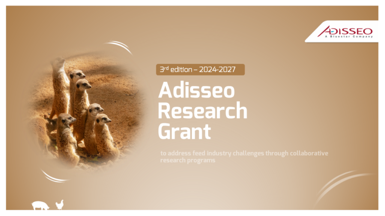 adisseo announced the launch of the third  edition of its international research grant